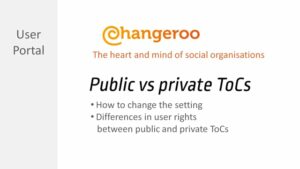 About the difference between public and private projects.